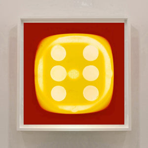 Dice Series 'Yellow Six (Red)', 2017