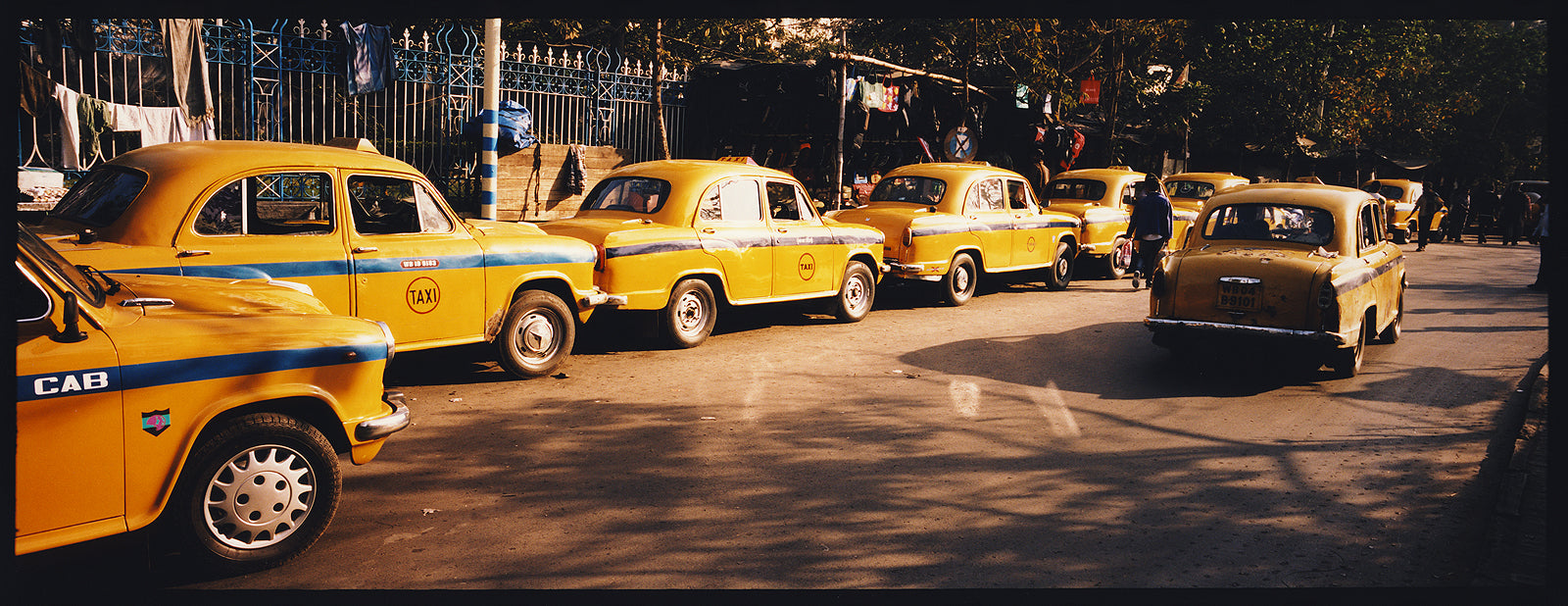Yellow Taxis, Kolkata, West Bengal, 2013