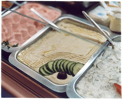 Houmous - King's Kebab House, Earls Court, London 2004