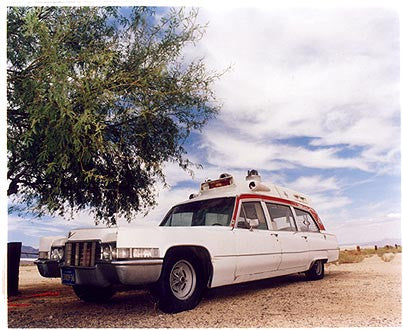 Cadillac Ambulance, Inyokern Dragstrip, California 2003