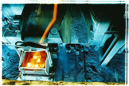 Crop end pan - 1200 Tonne Bloom Shear , Bloom&Billet Mill, Scunthorpe 2007