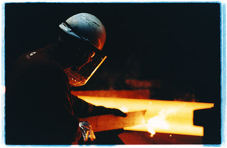 Corner profiling with wood, Bloom&Billet Mill, Scunthorpe 2007