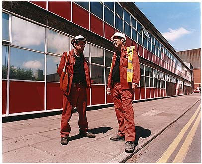 The two Keith's - BBM Office Block, Bloom&Billet Mill, Scunthorpe 2007
