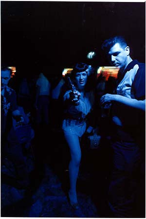 Gun girl, Norfolk 1998