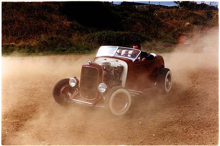 Jim in the dust, Norfolk 2003