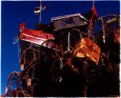 Boat & Pots, Overstrand, Norfolk 2003