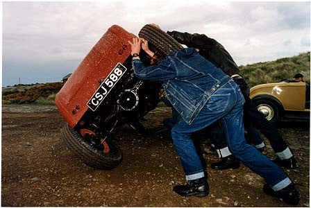 John's Rod lifted for repairs, Norfolk 1999