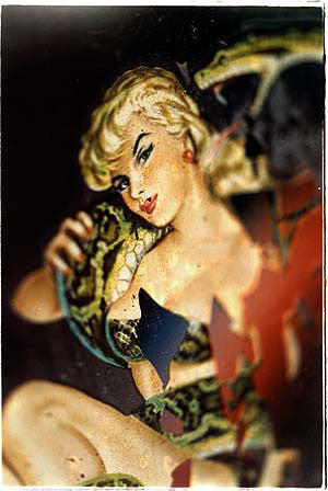 Girl & Snake Decal, Las Vegas 2002