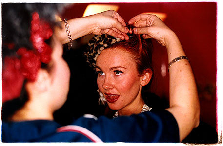 Sophie and Kelly backstage, "The Whoopee Club" London 2003