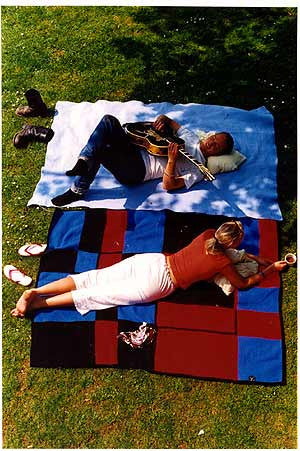 Couple on blanket, Norfolk 2000