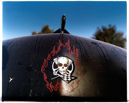 Skull decal, Sweden 2004