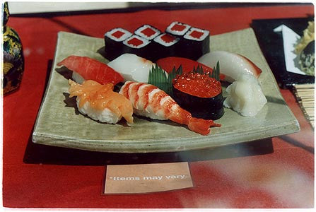 Plastic Sushi, Haymarket, London 2004