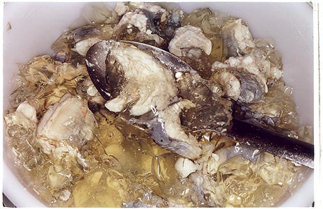 Jellied Eels - Manzes, Chapel Market, Islington, London 2005