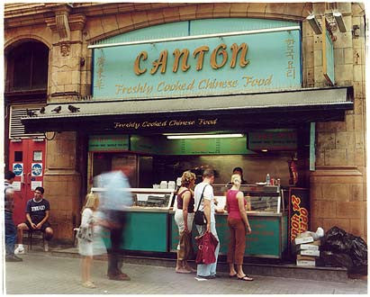 Canton Chinese Takeaway, Oxford Circus, London 2004