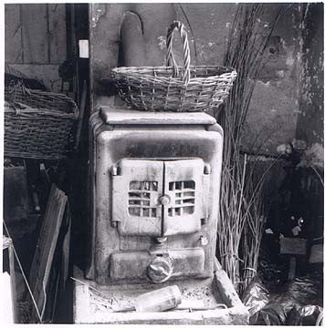 Coal heater, Swaffham, Norfolk, 1986