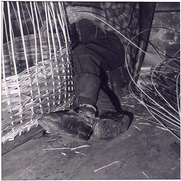 Oliver Meek V - Basket maker, Swaffham, Norfolk 1986
