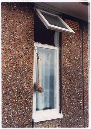 Toilet brush, Post War Prefab, Wisbech 1993