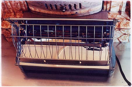 Morphy Richards Electric Fire, Post War Prefab, Wisbech 1993