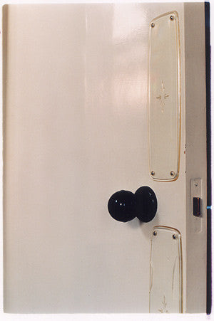 Door - Clear Finger Plate, Post War Prefab, Wisbech 1993
