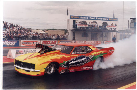 Gordon Appleton - Burn out, Main Event, Santa Pod 2005