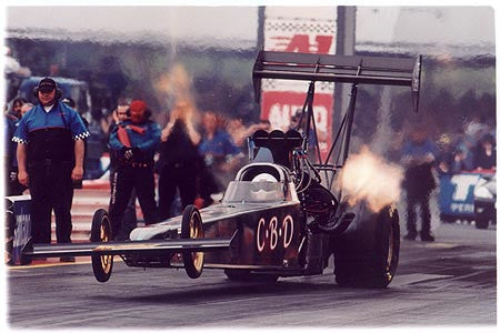 Gary Page - Launch (CBD), Main Event, Santa Pod 2005